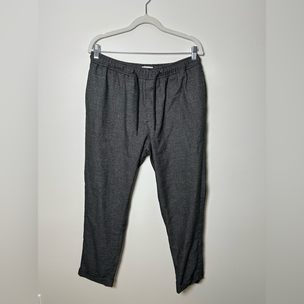 Open edit cropped mens trousers